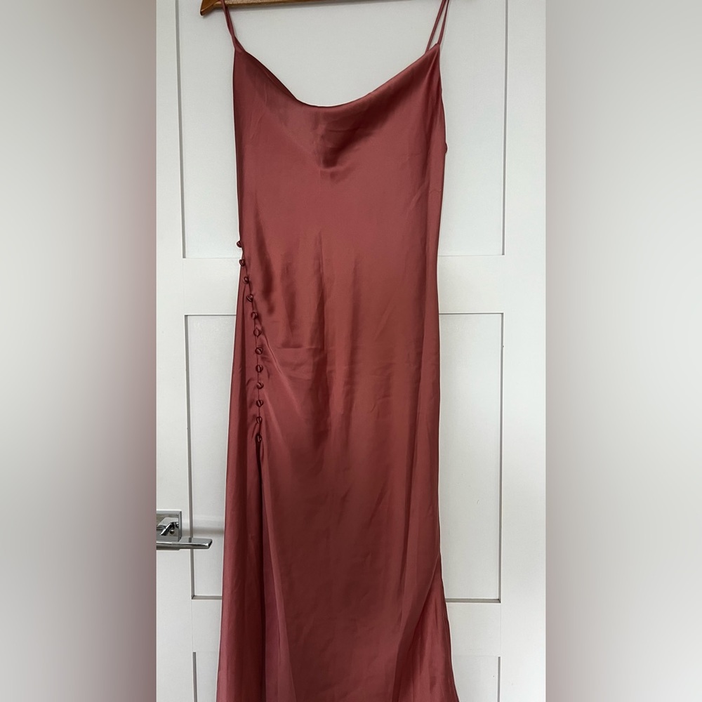 Elegant Rust dress Zara